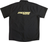 MOOSE RACING Moose Racing Shop Shirt - Black - Large MSR01S8RDLG