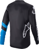 ALPINESTARS Racer V3 Long-Sleeve Jersey - Black/Bright Blue - 2XL 1762822-1078-2X