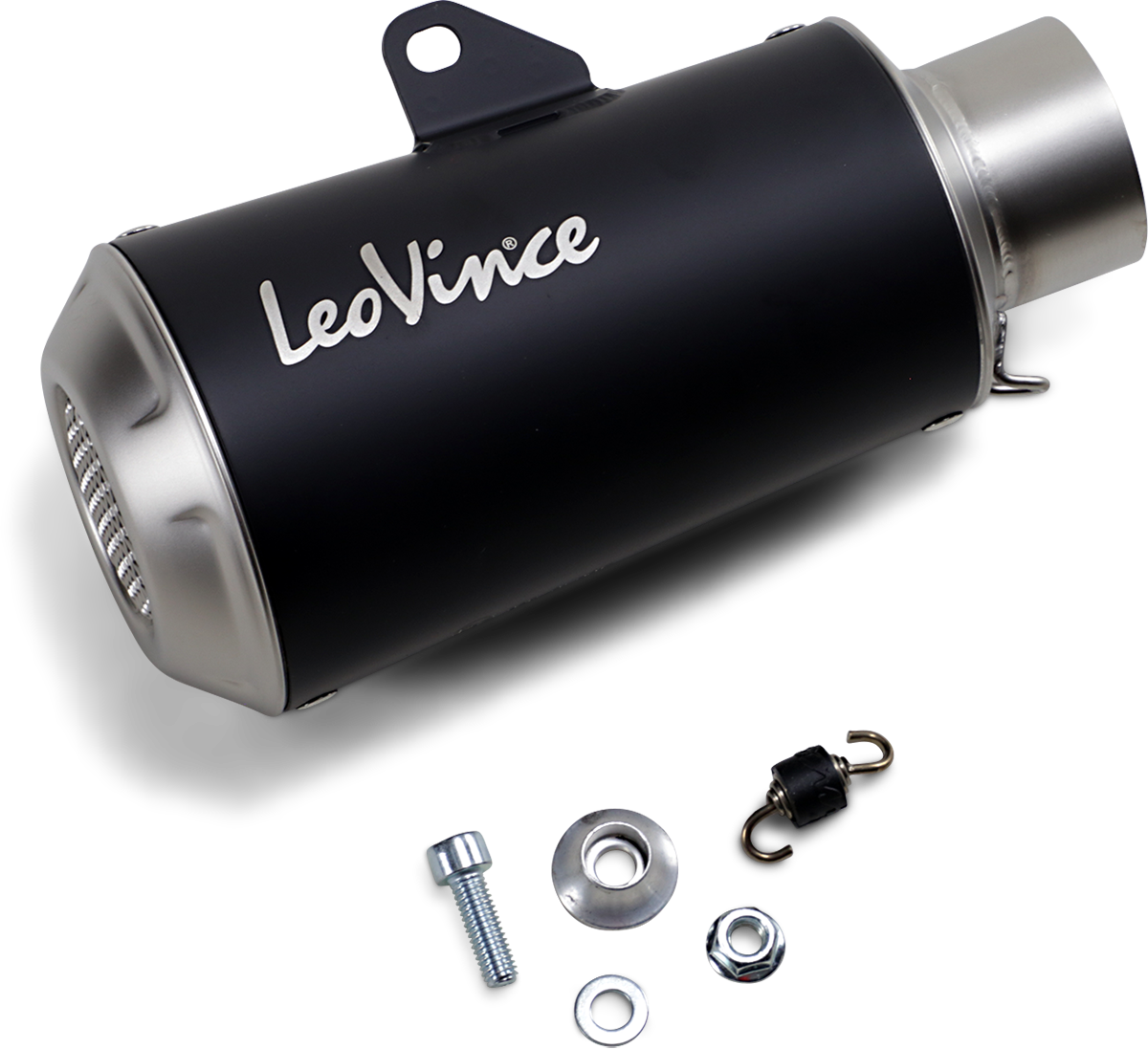 LEOVINCE 54mm Universal LV-10 Slip-On Muffler - Black Edition 9746BU  1811-3792