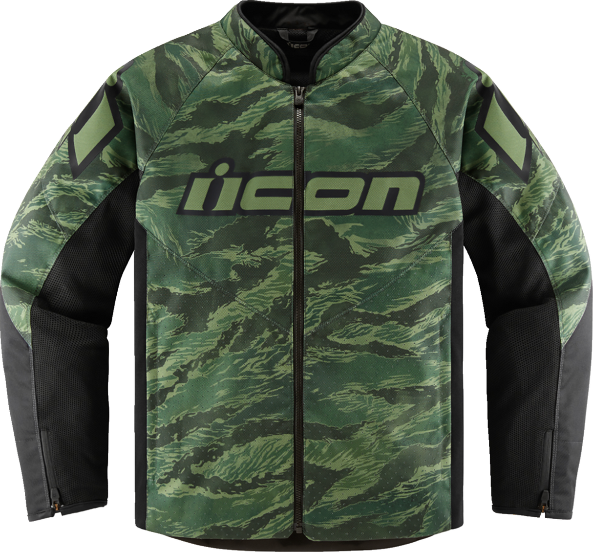 ICON Hooligan CE Tiger's Blood Jacket - Green - Medium 2820-6153