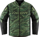 ICON Hooligan CE Tiger's Blood Jacket - Green - Large 2820-6154