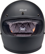 BILTWELL Gringo Motorcycle Helmet - Flat Black - Large 1002-201-504