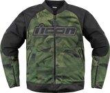 ICON Overlord3 Mesh™ Camo Jacket - Green - Small 2820-6705