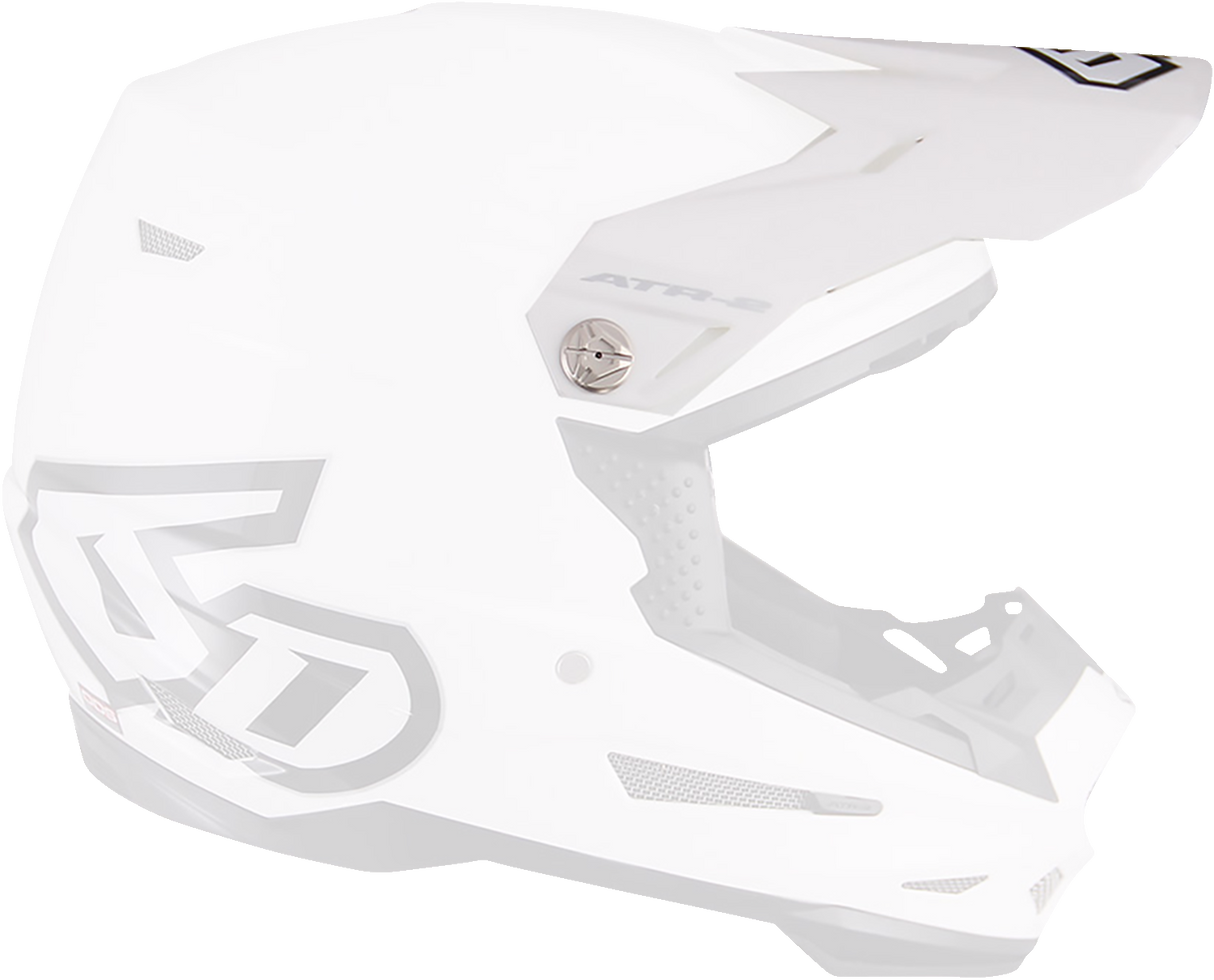 6D ATR-2Y Visor - Gloss White 72-4115