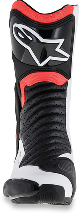 ALPINESTARS SMX-6 v2 Vented Boots - Black/White/Red Fluorescent - US 7.5 / EU 41 2223017-1320-41