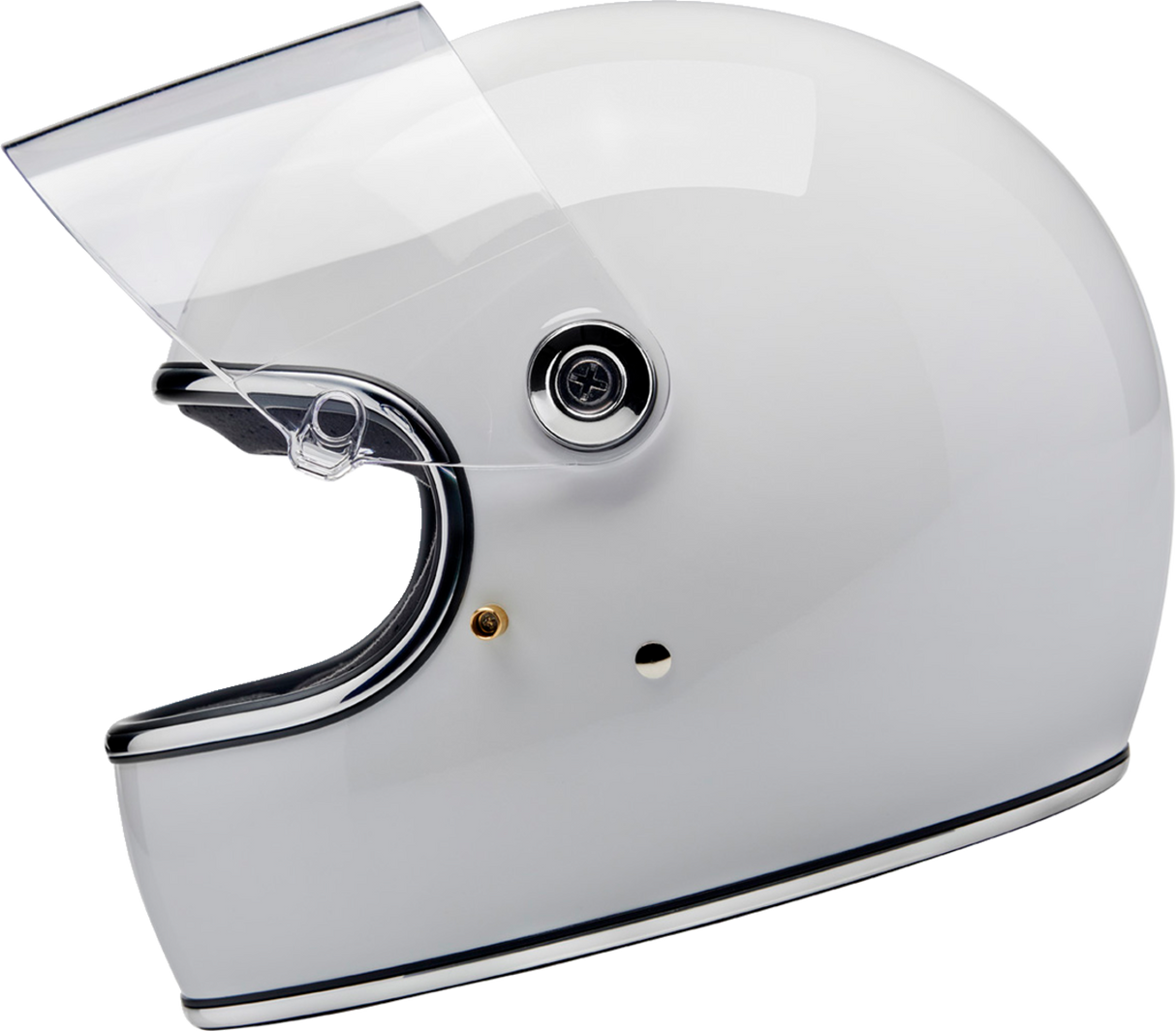 BILTWELL Gringo S Motorcycle Helmet - Gloss White - Medium 1003-102-503