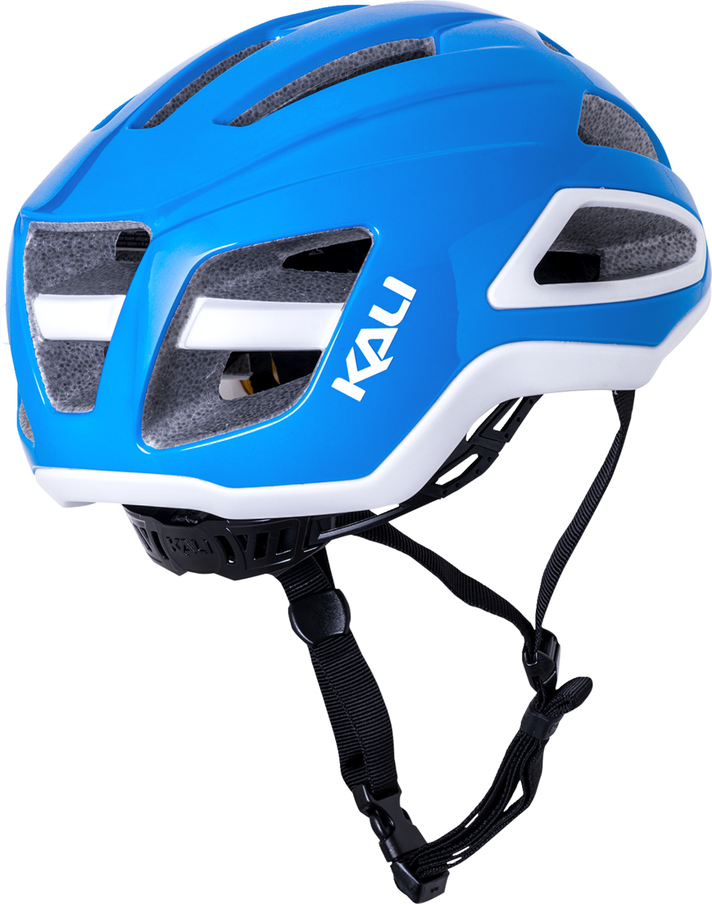 KALI Uno Bicycle Helmet - Gloss Blue/White - S/M 0240921146