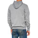 100% Icon Pullover Hoodie - Gray - Large 20029-00017