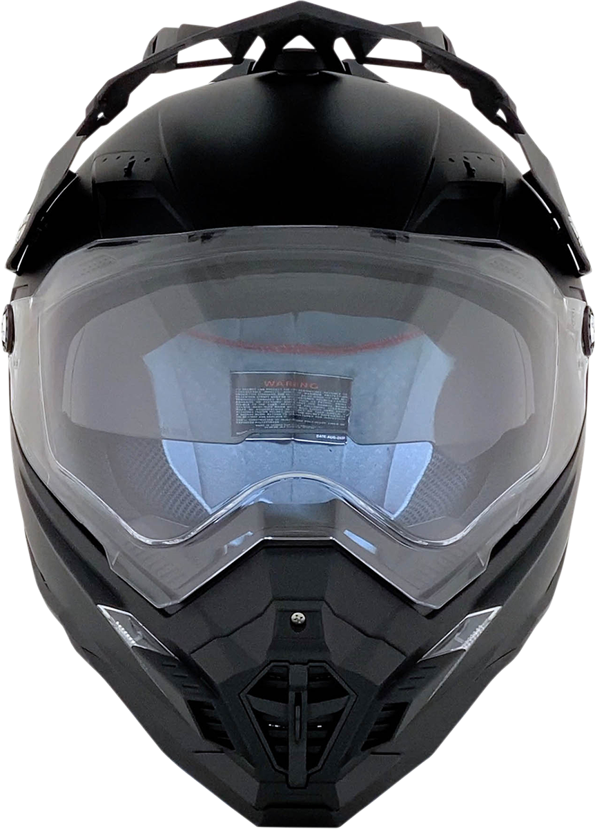 AFX FX-41DS Motorcycle Helmet - Matte Black - Medium 0110-3738