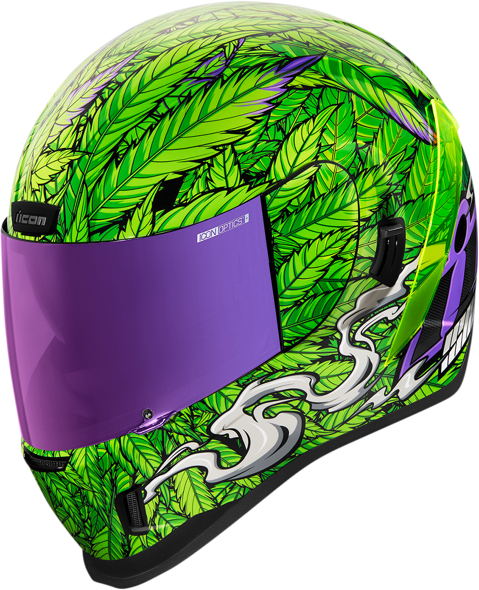 ICON Airform™ Motorcycle Helmet - Ritemind Glow™ - Green - 2XL 0101-14083