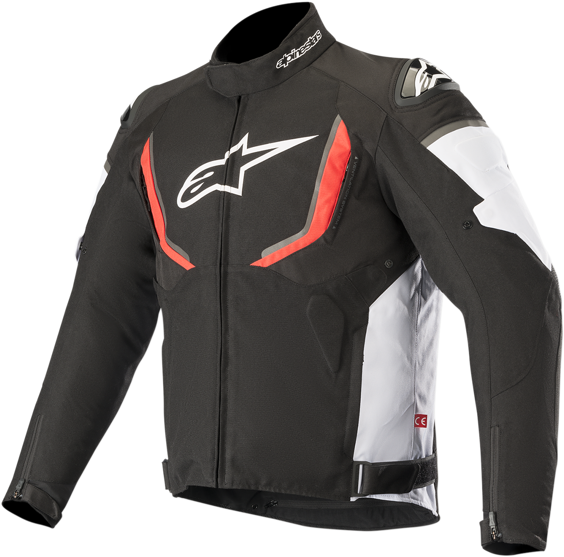 ALPINESTARS T-GP R v2 Jacket - Black/White/Red - Small 3205619-123-S