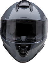 Z1R Youth Warrant Motorcycle Helmet - Kuda - Gloss Gray - Medium 0102-0249