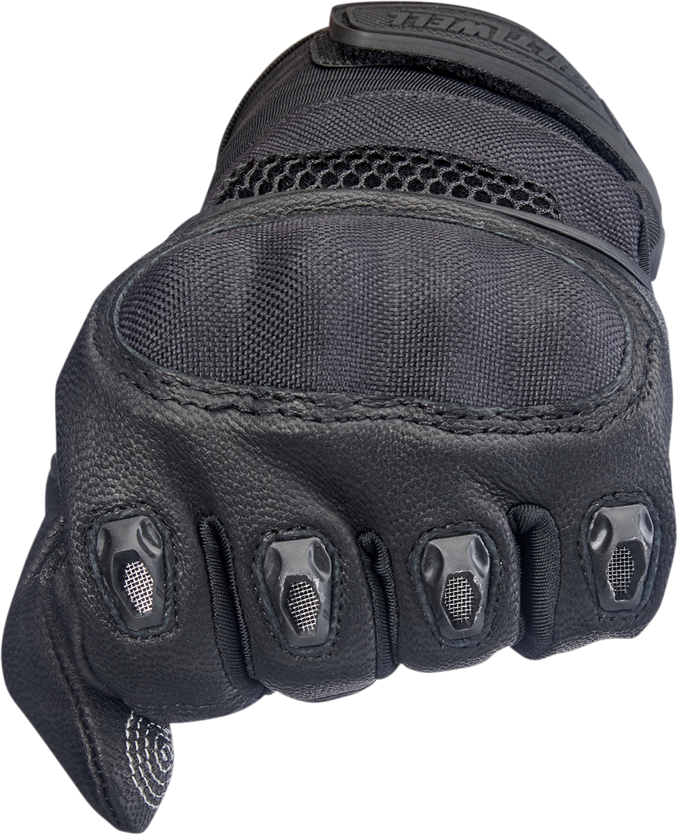 BILTWELL Bridgeport Gloves - Black Out - Small 1509-0101-302