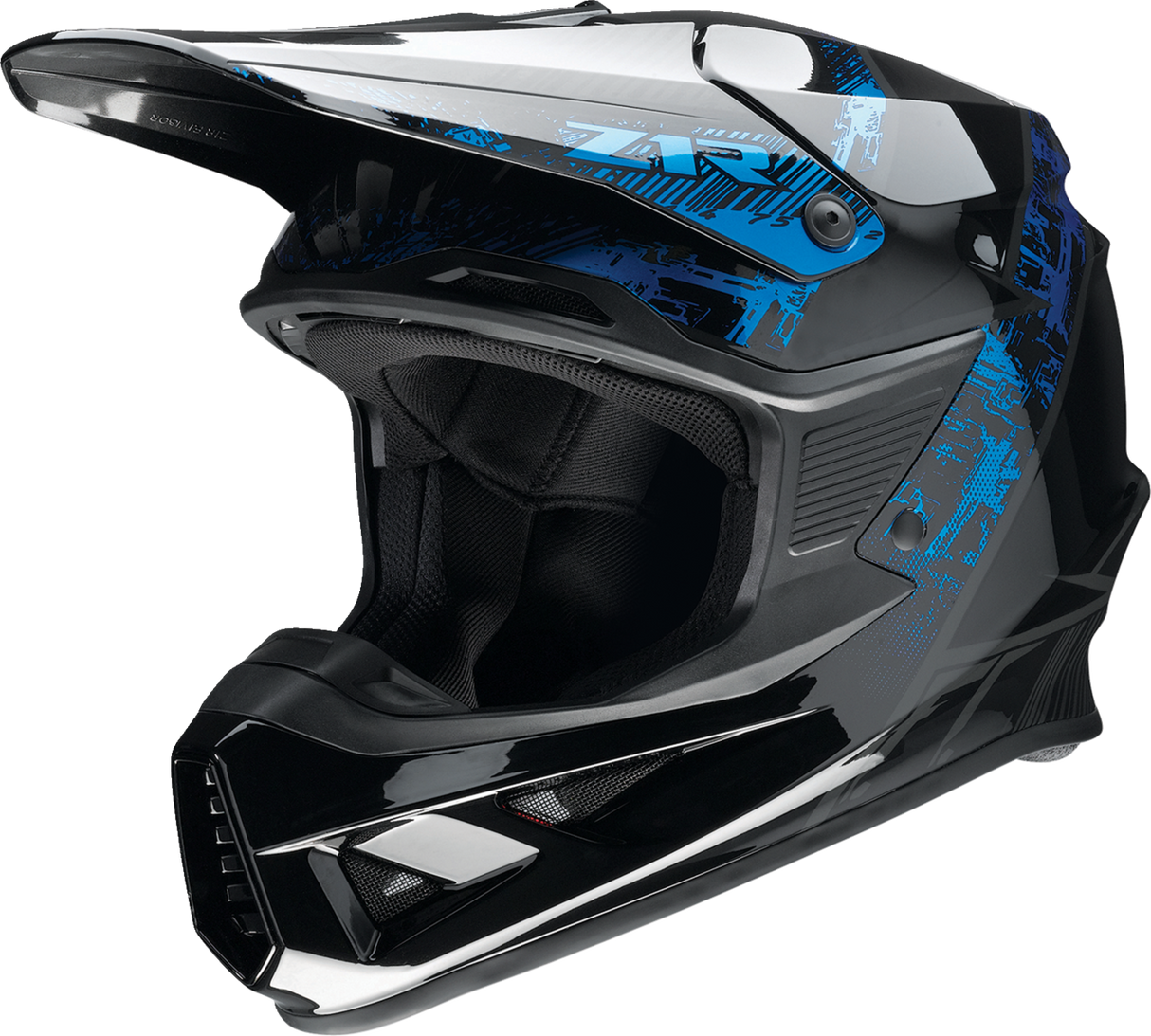 Z1R F.I. Motorcycle Helmet - Fractal - MIPS - Blue - XS 0110-7787