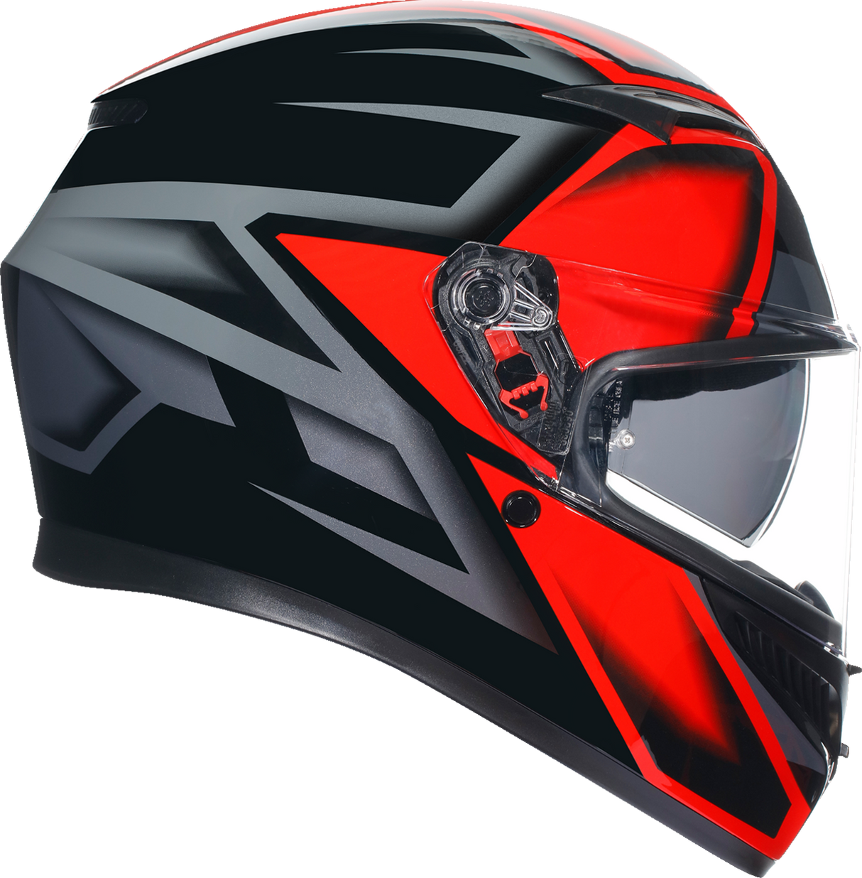 AGV K3 Motorcycle Helmet - Compound - Black/Red - Small 2118381004009S