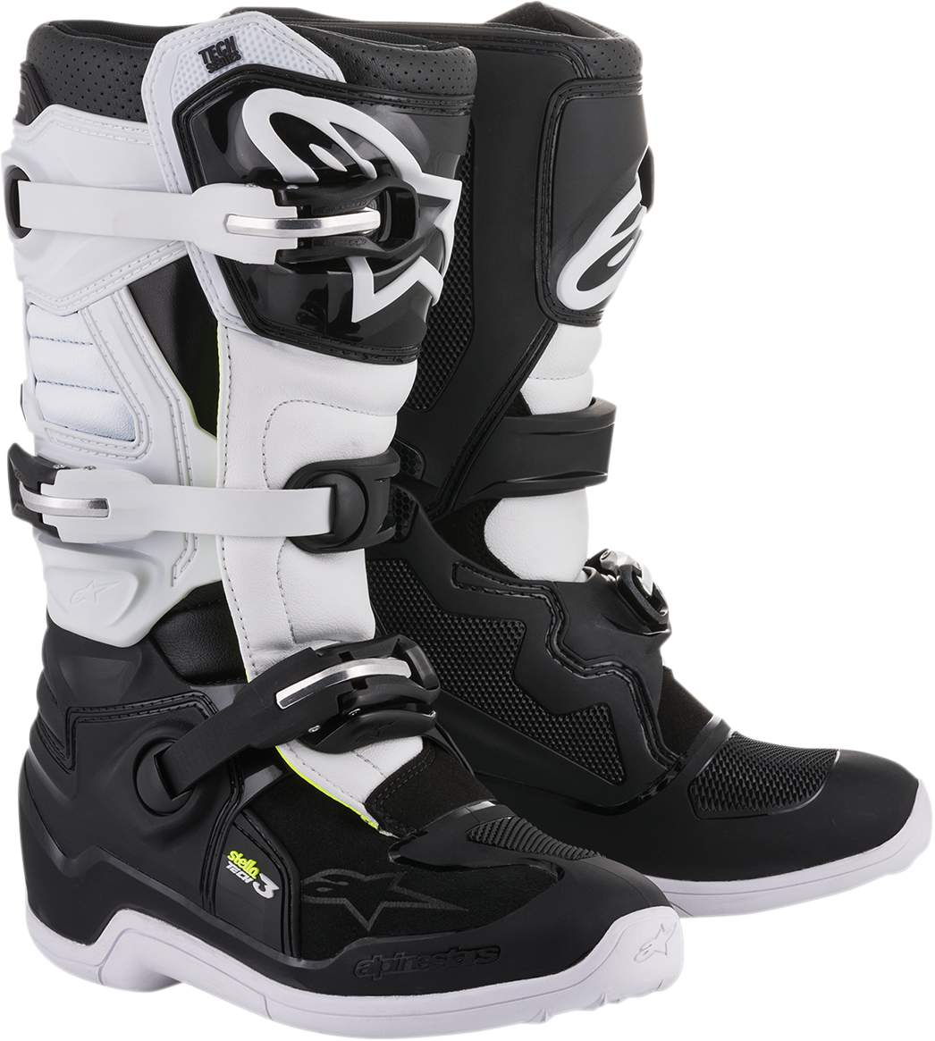 ALPINESTARS Women Stella Tech 3 Boots - Black/White - US 8 2013218-12-8