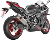 Akrapovic Exhaust Suzuki GSXR 1000 2017-2025, Race Muffler in Stainless Steel and Titanium S-S10R11-APLT