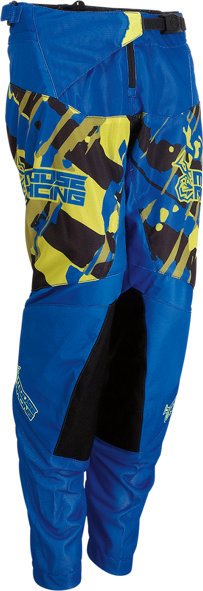 MOOSE RACING Youth Agroid Pants - Blue/Hi Vis - 22 2903-2167