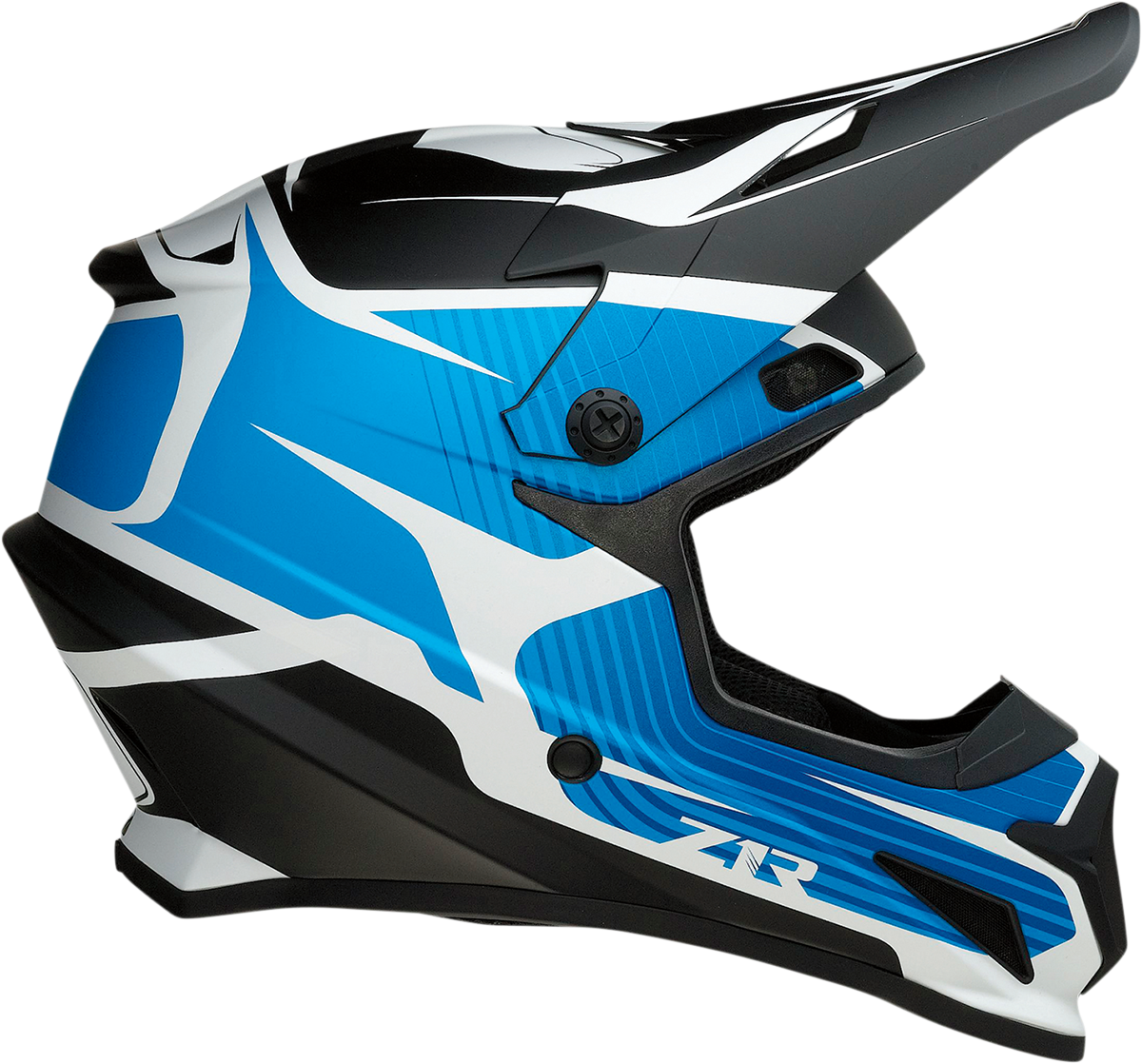 Z1R Rise Motorcycle Helmet - Flame - Blue - Small 0110-7249