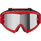 ALPINESTARS GOGGLES Youth Vision Goggle - Blaze - Red - Silver Mirror 5140425-3094