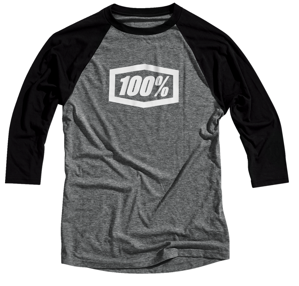 100% Tech Icon 3/4 Sleeve T-Shirt - Black - XL 20012-00003