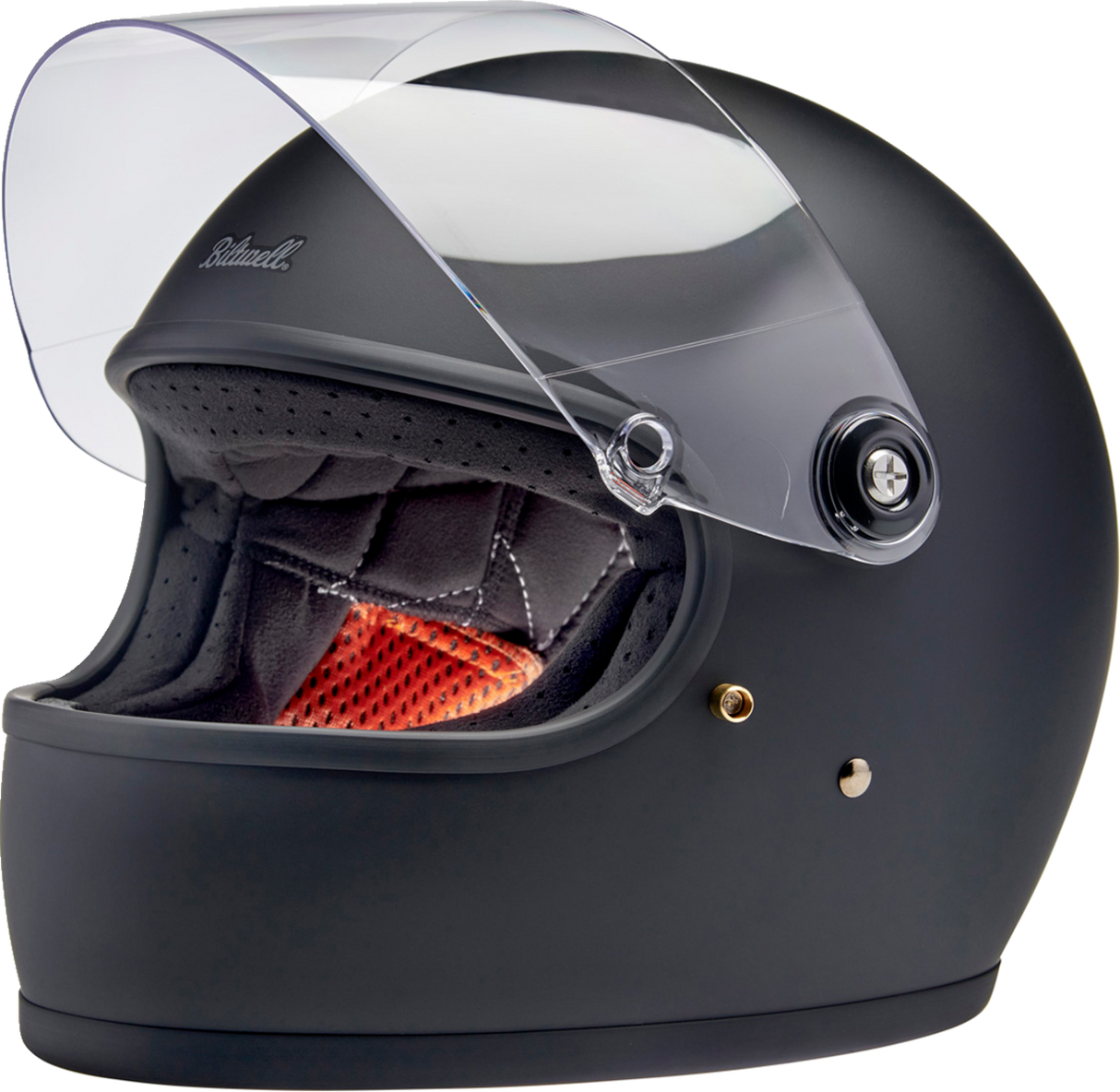 BILTWELL Gringo S Helmet - Flat Black - Small 1003-201-502