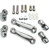 CIRO Adjustable RydeCulture™ Charles Chapa Peg Mounts - Passenger - Chrome - Indian 6R200