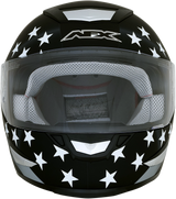 AFX FX-99 Motorcycle Helmet - Flag - Stealth - Medium 0101-11357