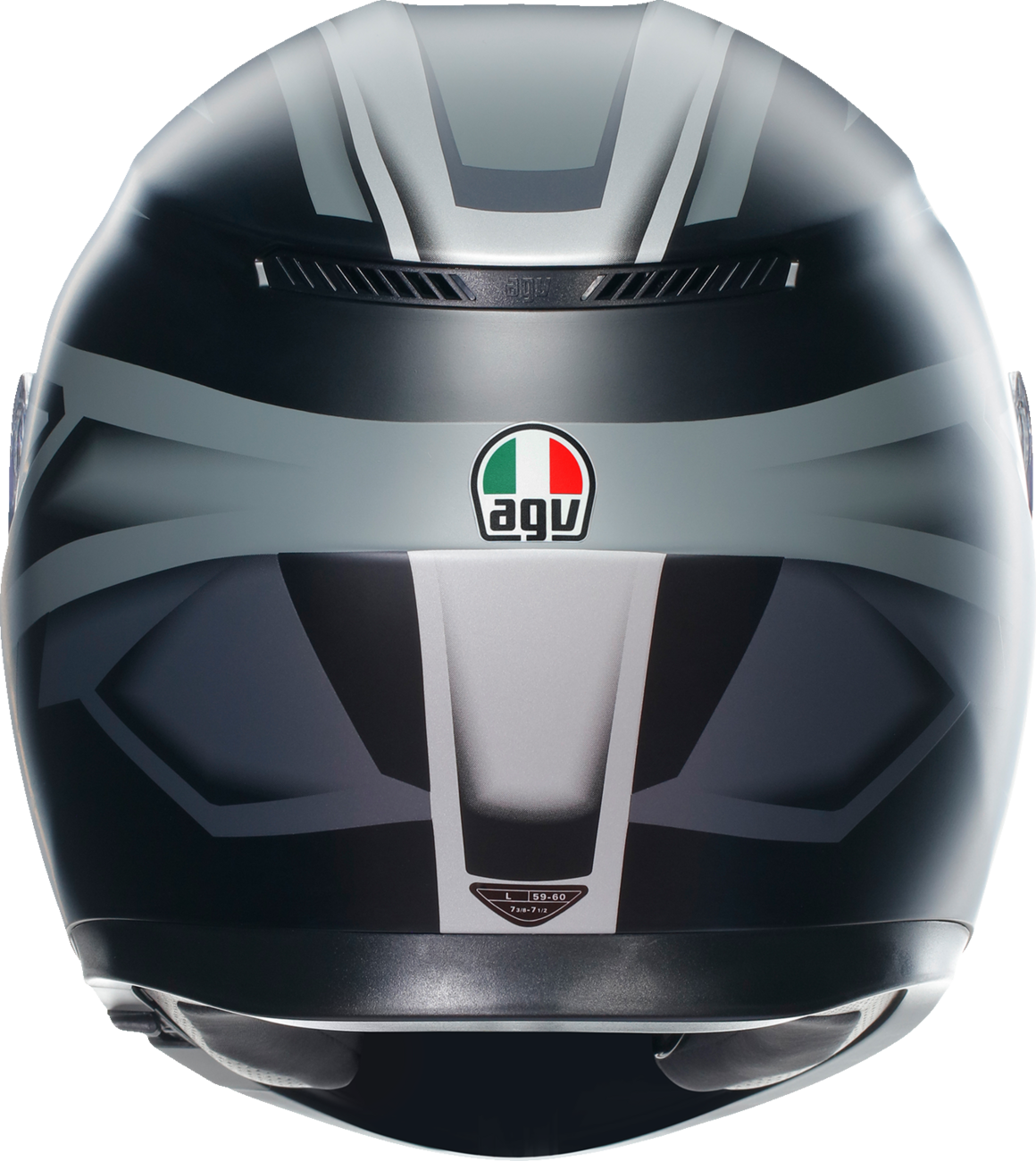 AGV K3 Motorcycle Helmet - Compound - Matte Black/Gray - XL 2118381004008XL