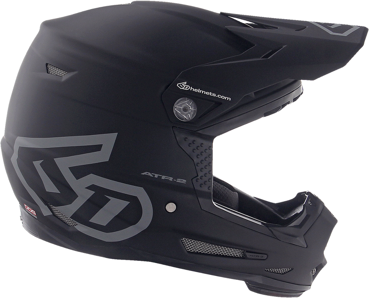 6D ATR-2Y Motorcycle Helmet - Matte Black - Large 11-5602