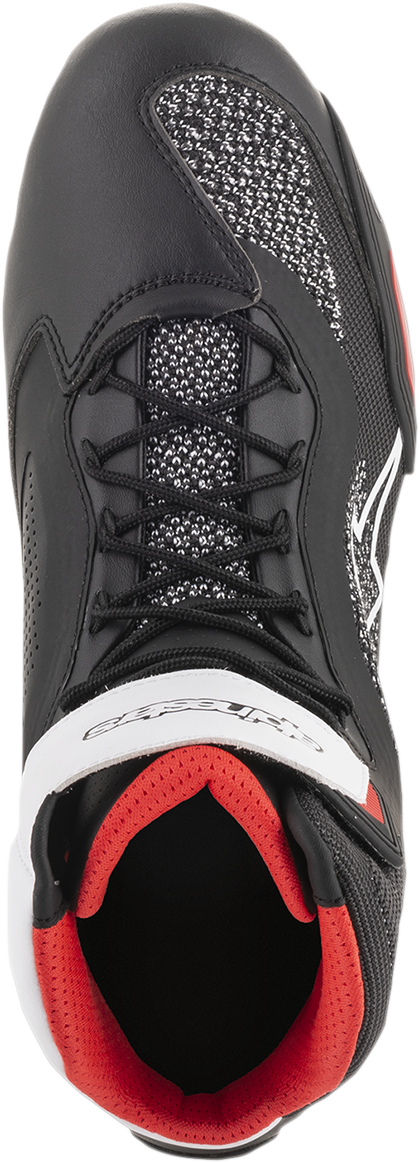 ALPINESTARS Faster-3 Rideknit® Shoes - Black/White/Red - US 12.5 2510319123-12.5