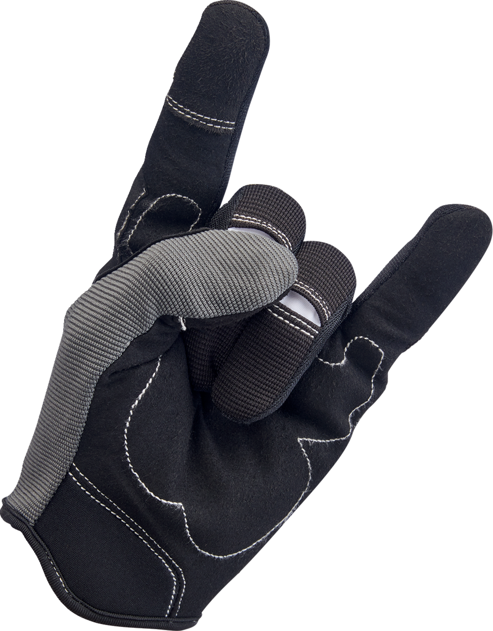 BILTWELL Moto Gloves - Gray/Black - Medium 1501-1101-003