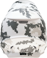 Z1R Rise Motorcycle Helmet - Snow Camo - White/Gray - Small 0120-0713