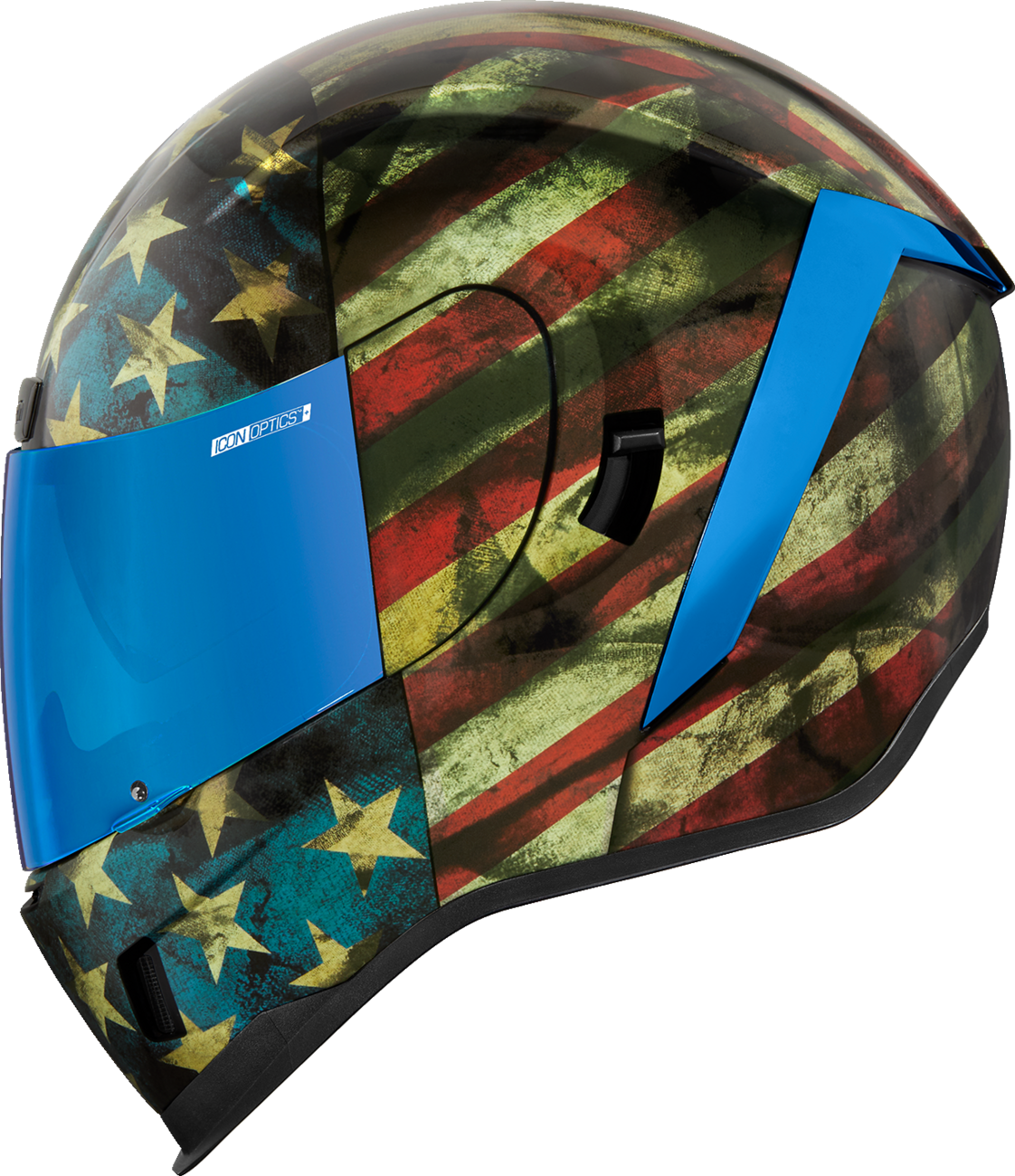 OPEN BOX NEW ICON Airform™ Motorcycle Helmet - Old Glory - XS 0101-14782