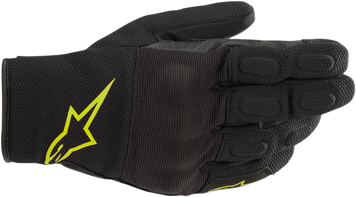 ALPINESTARS S-MAX Drystar® Gloves - Black/Fluo Yellow -XL 3527620-155-XL