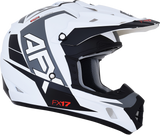 AFX FX-17 Motorcycle Helmet - Aced - Matte White/White - Medium 0110-6495