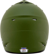 AFX FX-17 Motorcycle Helmet - Flat Olive Drab - Medium 0110-4448