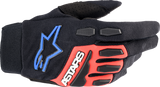 ALPINESTARS Full Bore XT Gloves - Black/Bright Red/Blue - Small 3563623-1317-S