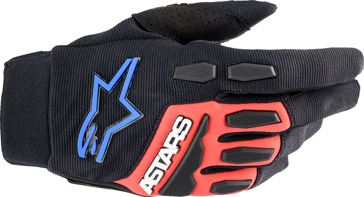 ALPINESTARS Full Bore XT Gloves - Black/Bright Red/Blue - XL 3563623-1317-XL