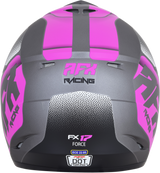 AFX FX-17 Motorcycle Helmet - Force - Frost Gray/Fuchsia - Medium 0110-5210