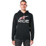 ALPINESTARS Ride 4.0 Hoodie - Black/Red/White - Large 1214-51820-1232-L