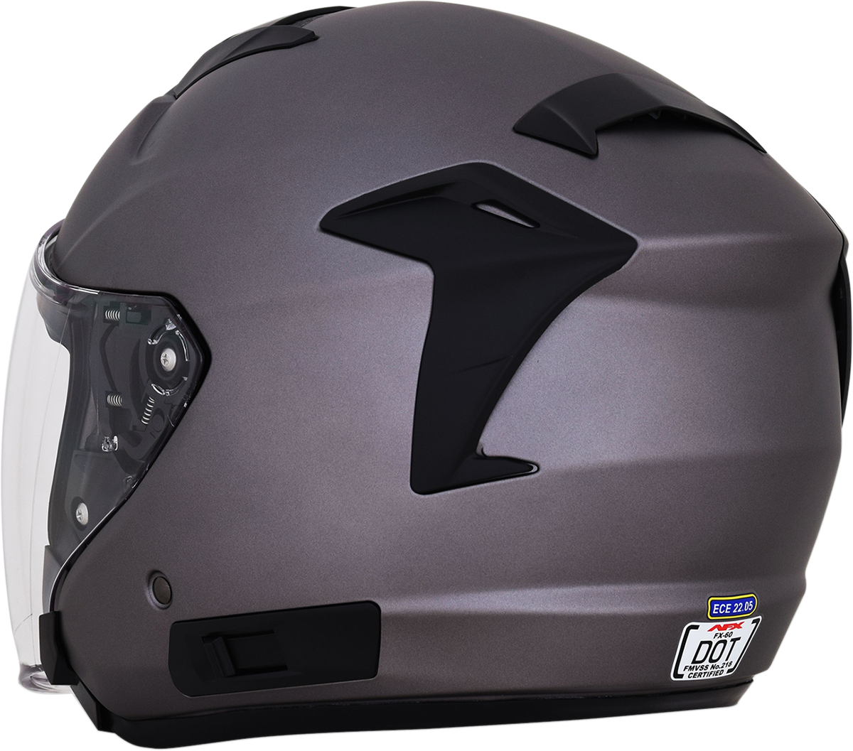 AFX FX-60 Motorcycle Helmet - Frost Gray - Medium 0104-2568