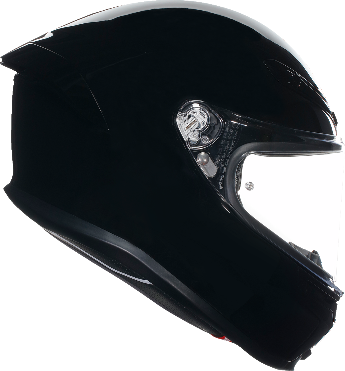 AGV K6 S Motorcycle Helmet - Black - Small 2118395002009S