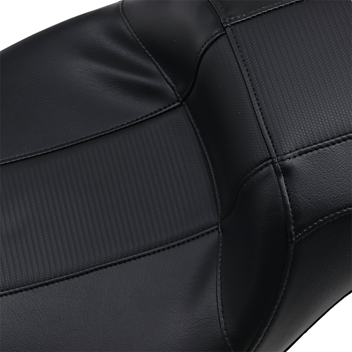 LE PERA Outcast Daddy Long Legs Seat - 2-Up - Without Backrest - Carbon Fiber - Black - FLH LK-997DLGT3