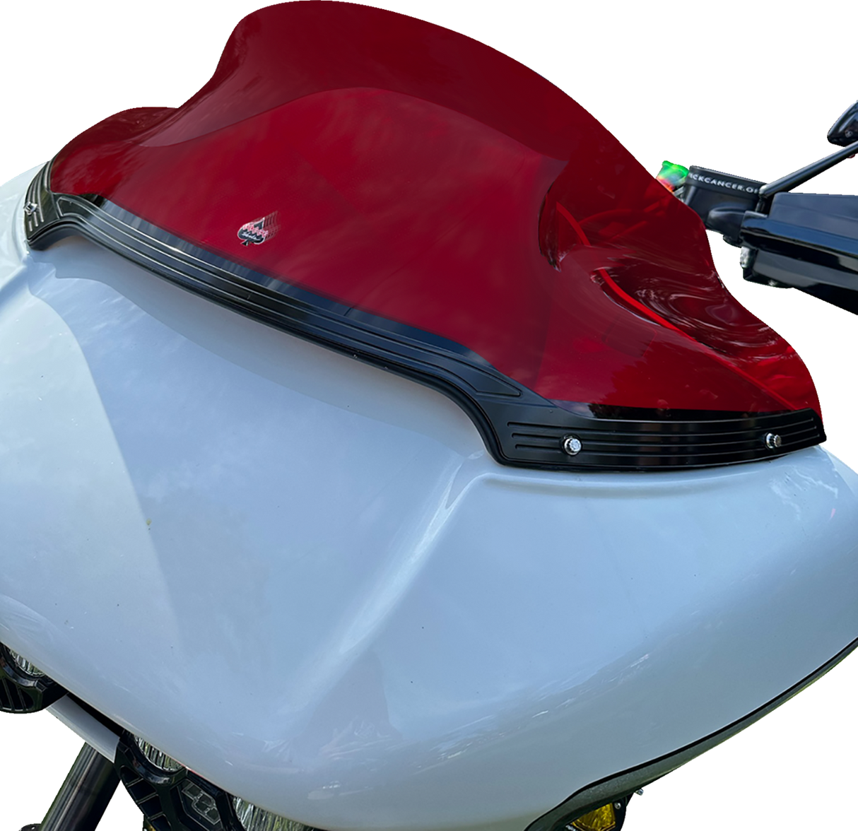 KLOCK WERKS Kolor Flare™ Sport Windshield - 9" - Red - FLTR KWW-01-0670