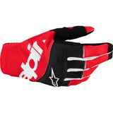 ALPINESTARS Techstar MX Gloves - Black/Bright Red - Medium  3560125-1303-M