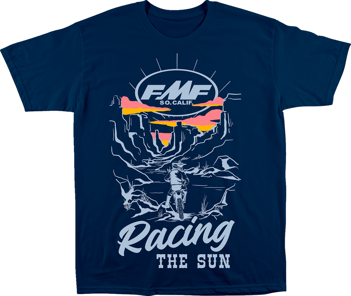 FMF Outsider T-Shirt - Navy - XL FA22118908NVYXL 3030-22444