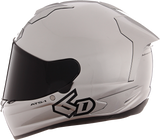 6D ATS-1R Motorcycle Helmet - Gloss Silver - Small 30-0995