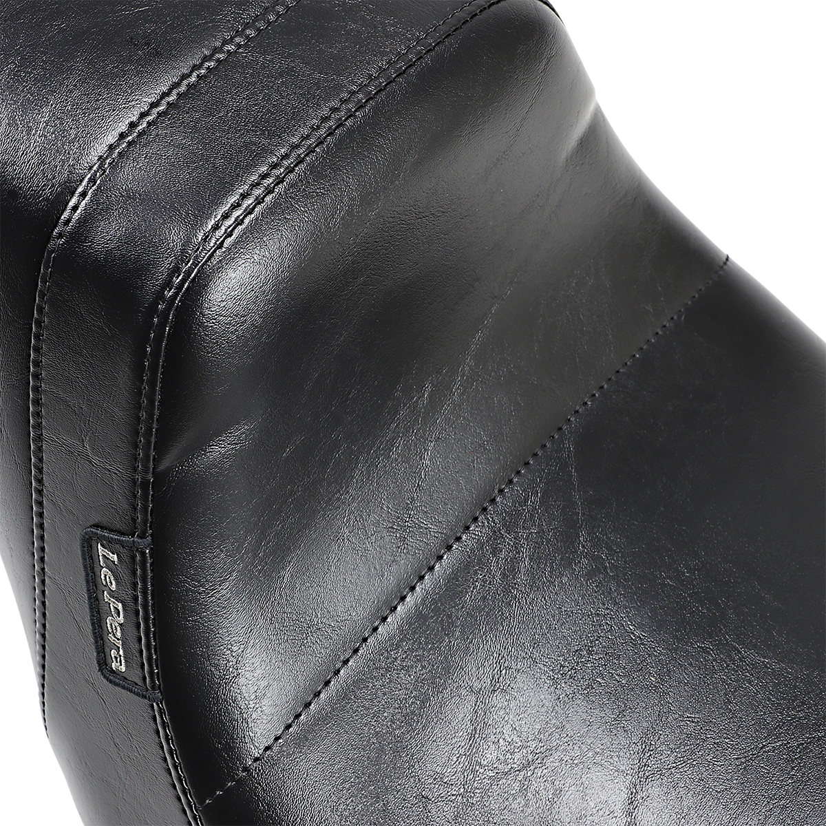 LE PERA Daytona 2-Up Seat - Without Backrest - Smooth - Black - FLFB LYO-543S