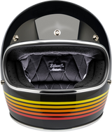 BILTWELL Gringo Motorcycle Helmet - Gloss Black Spectrum - Small 1002-536-102